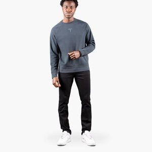 TELSA - Mens L - Dark grey crewneck